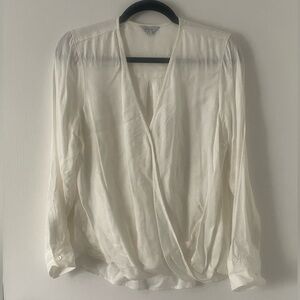 Rails Snake Print Wrap Blouse - S EUC